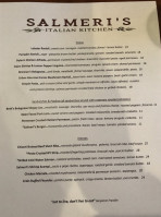 Salmeri's Italian Kitchen menu