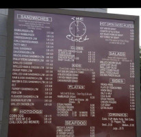 Clock Of Williamston menu