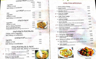 Chili Thai Ii menu