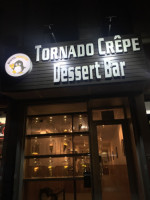 Tornado Crepes Dessert inside