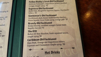 Father Paddy's Pub menu