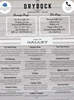 The Wooden Spoon menu