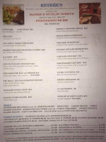 Mater'z Steak House menu