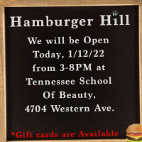 Hamburger Hill Food Truck outside