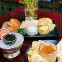 Tsar Nicoulai Caviar Cafe food