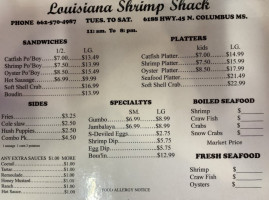 Louisiana Shrimp Shack inside