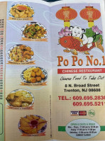 Po-po Chinese menu