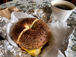The Bagel Factory food