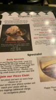 Sammy Joe's Pizzeria Cafe menu