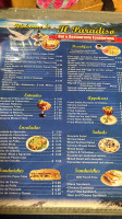 Il Paradiso menu