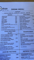Eggology Cafe menu