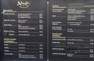 Pane D'amore Artisan Bakery menu