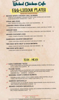 Pupillo's Wicked Chicken Cafe menu