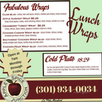 Apple Spice Junction menu