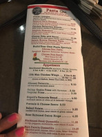 Napoli Stone-fired Cuisine menu