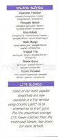 Keva Juice menu