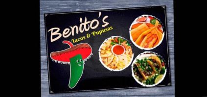 Benito’s Tacos Pupusas food