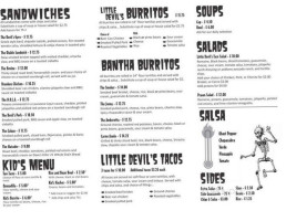 Little Devil's Grill menu