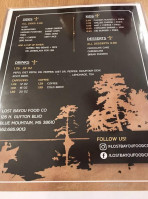 Lost Bayou Food menu