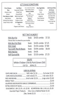 Mercado Burrito menu