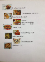 Zarab's Kabobs menu