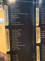 Edison Family menu