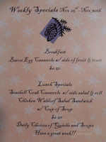 Morning Glory Station menu