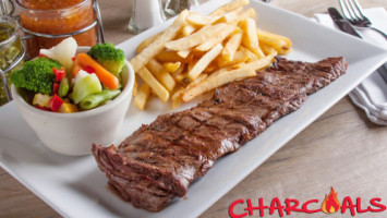 Charcoals Steak Grill food