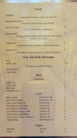 The Exchange Whiskey menu