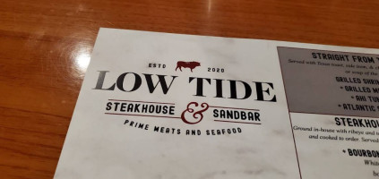 Low Tide Steak House food