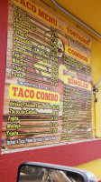 Taco N' Madre menu