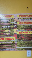 Taco N' Madre menu