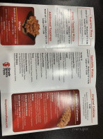 Simple Simon's Pizza menu