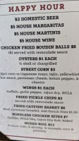 Mudbugs Cajun Icehouse menu