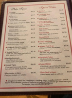 Enramada menu