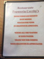 Cerrito's Pupuseria food
