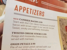 Bob Evans Restaurant menu