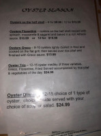 Olympia Grill - Seawall menu