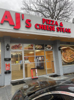 Aj's Pizza Cheesesteak outside
