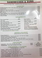 Roma Pizza menu