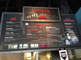 Park City Broiler menu