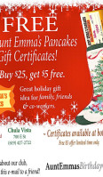 Aunt Emmas Pancakes food