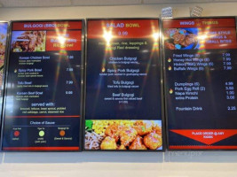 Kogi Asian Grill menu