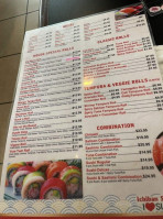 I Sushi menu