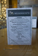 Murdock's Cafe menu