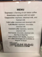 The Bean Bag Deli Catering Company menu