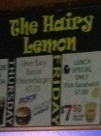 Hairy Lemon Irish Pub food