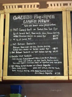 Gazebo menu