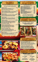 El Loro Mexican menu