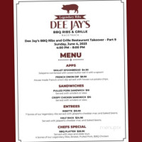 Dee Jay's Bbq Ribs Grille menu